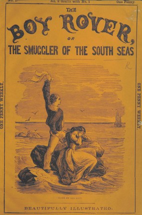 Cover of a pulp novel entitled 